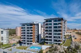 3+1 Appartement met Zee & bergzicht in Antalya te koop