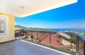 Duplexappartement met panoramic zeezicht in Alanya Kargicak