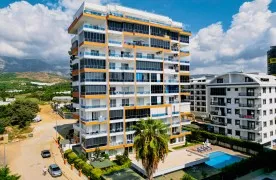 Gemeubileerd 1+1 Appartement te koop in Mahmutlar, Alanya