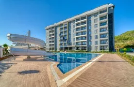 Gemeubileerd 1+1 Appartement te koop in Gazipaşa nabij het Strand