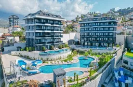 Gemeubileerd 1+1 Appartement te koop in Alanya Kargicak Regio