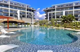 Gemeubileerd 1+1 Appartement te koop in Alanya Oba