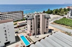 zeezicht 1+1 Appartement te koop in Kargicak - Strand 50 m²