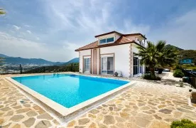 2 Gemeubileerd villa’s te koop in Gazipaşa met zeezicht Zwembad