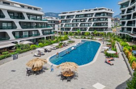 Modern 1+1 Appartement te koop in Oba Alanya