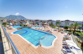 Gemeubileerd 2+1 Duplexappartement te koop in Alanya