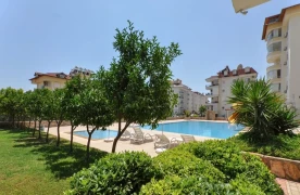 Zee en uitzicht op het kasteel 1+1 Appartement te koop in Alanya