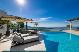 4 kamer Luxe zeezicht villa te koop in Alanya Kargıcak
