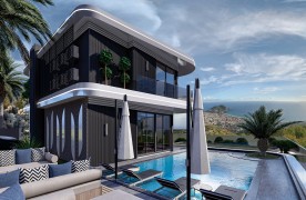 Vrijstaande villa te koop in Tepe Alanya met faciliteiten