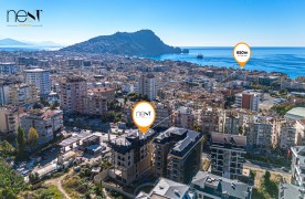 1+1 Appartement te koop 650 m² van het Strand in centrum van Alanya
